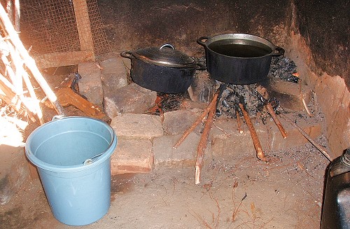Küche der Einheimischen